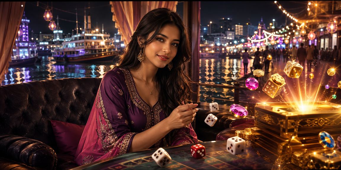 নরায়নগঞ্জ ডাইস গেম নাইট মার্কেট দৃশ্য ও উজ্জ্বল লাইট